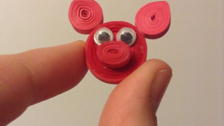 Create a Cute Pig With Quilling Strips - DIY Crafts - Guidecentral