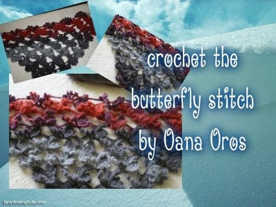 Crochet butterfly stitch