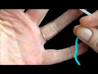 Crochet - How to hold your hook and yarn