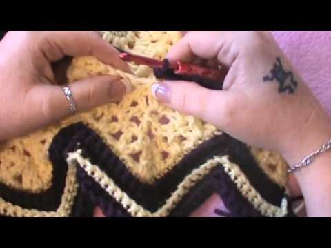"Crochet Ripple Afghan"- Video 3 of 3