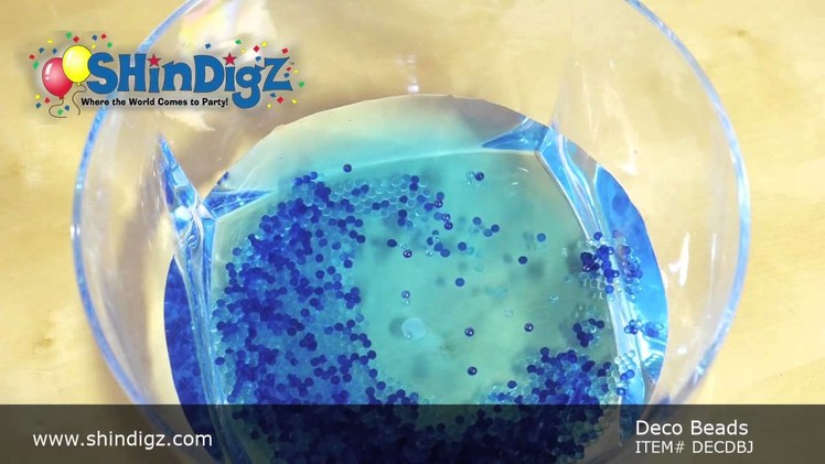 Deco Beads - Gel Beads Marbles for Candles, Centerpieces, & Flower Arrangements - DECDBJ - Shindigz