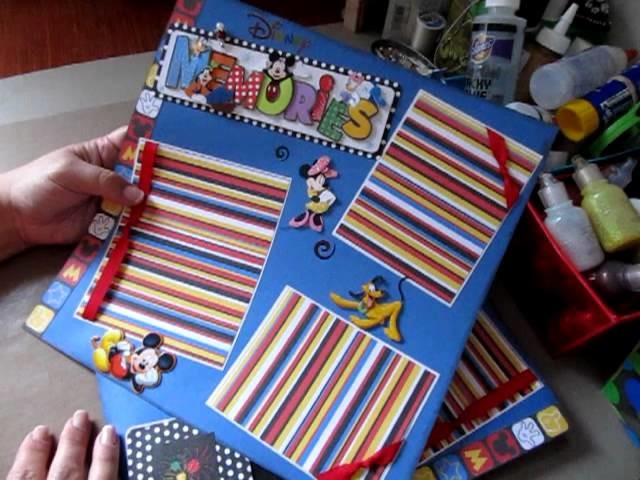 Disney Page Layouts for a 12 x 12 Scrapbook Album