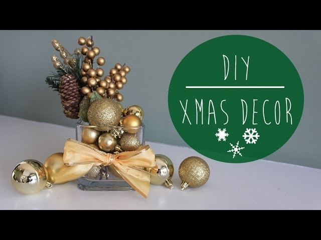 DIY | Christmas Decor. Holiday Centrepiece