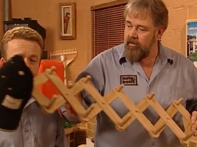 DIY Concertina Hat Rack