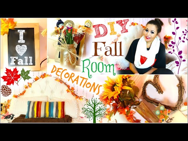 DIY Fall Room Decorations+How to make it cozy! | KrazyRayRay