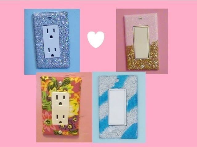 DIY Glam Lightswitch Covers