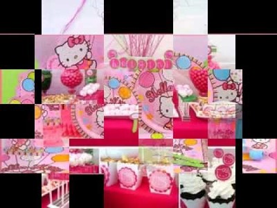 DIY Hello kitty baby shower Decorating ideas