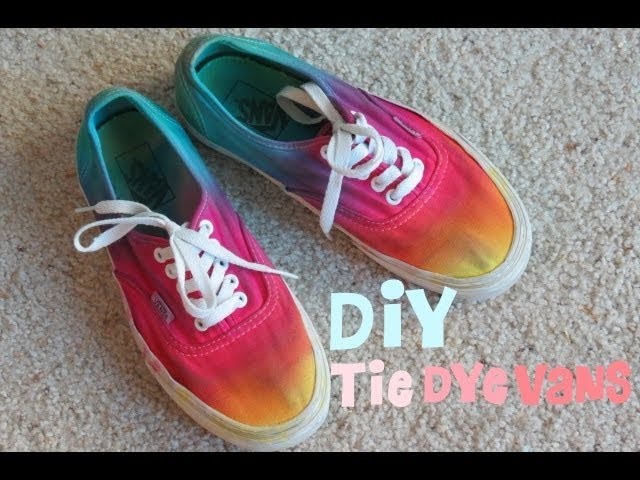 DIY: Tie Dye Vans!