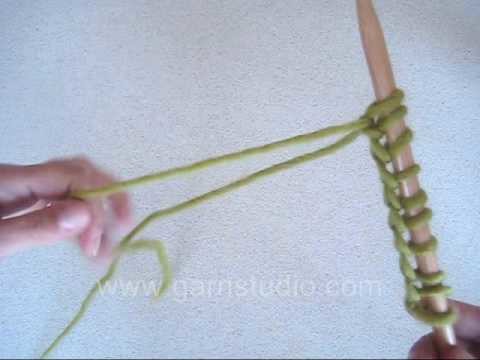 DROPS Knitting Tutorial: How to cast on with two needles