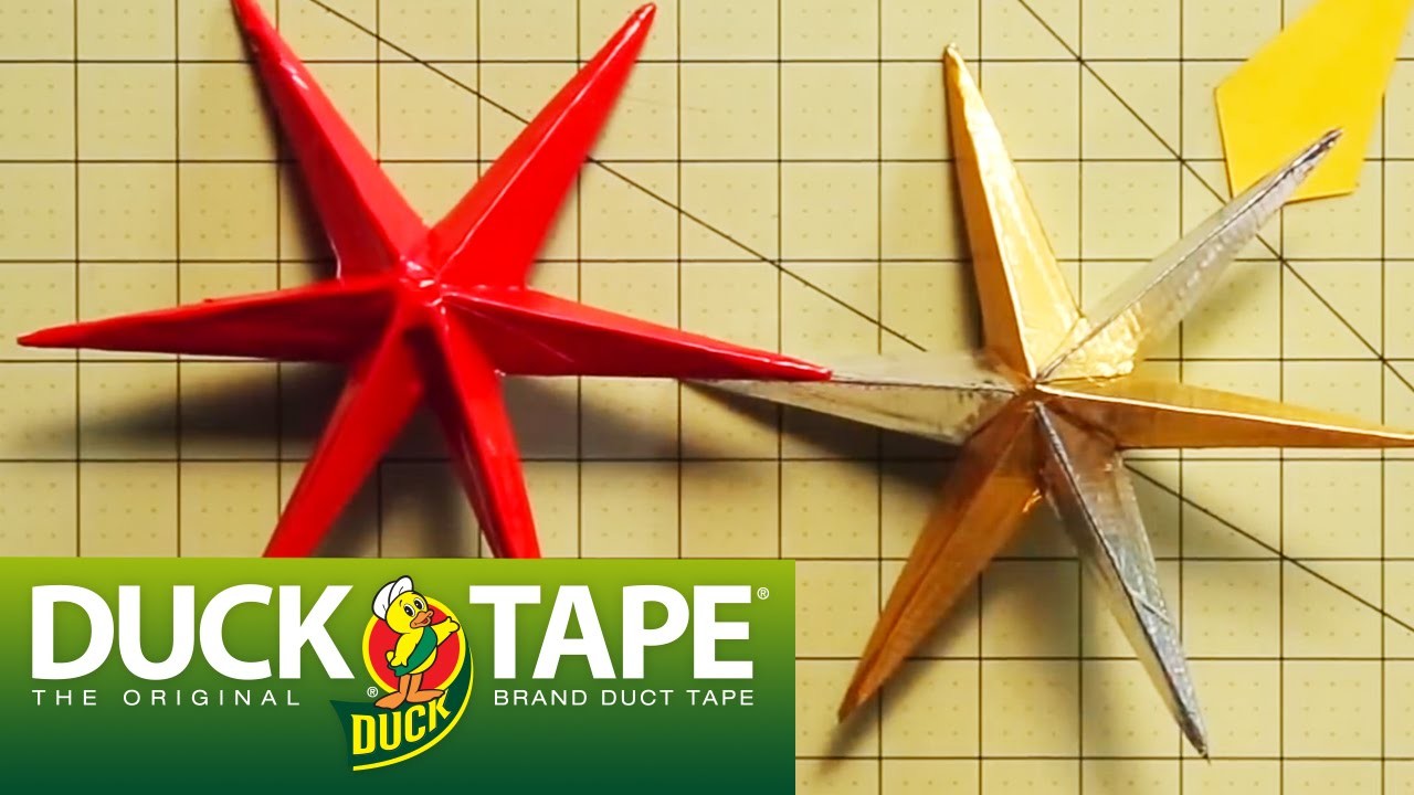 Duck Tape Crafts: How to Make a Holiday Star