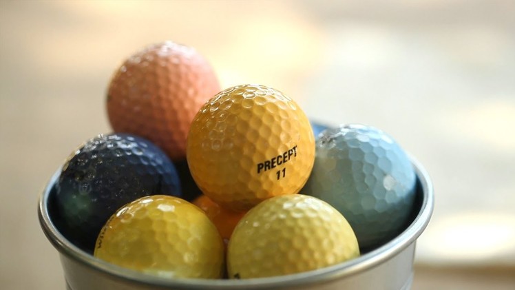 How to Dye Golf Balls Yourself || KIN DIY