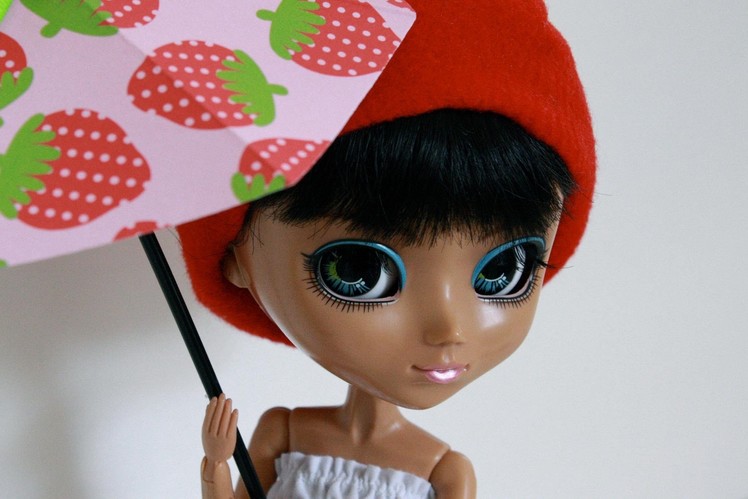 How to Make an Opened Doll Umbrella Out of Paper - Doll Crafts
