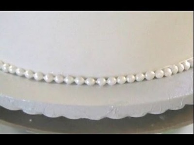 How to Make Fondant Pearls or Beads for Cakes