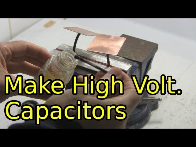 How to Make High Voltage Capacitors - Homemade.DIY Capacitors