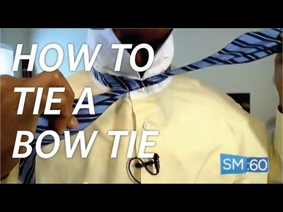 How To Tie A Bow Tie Easy | Style Minute - Ep 040