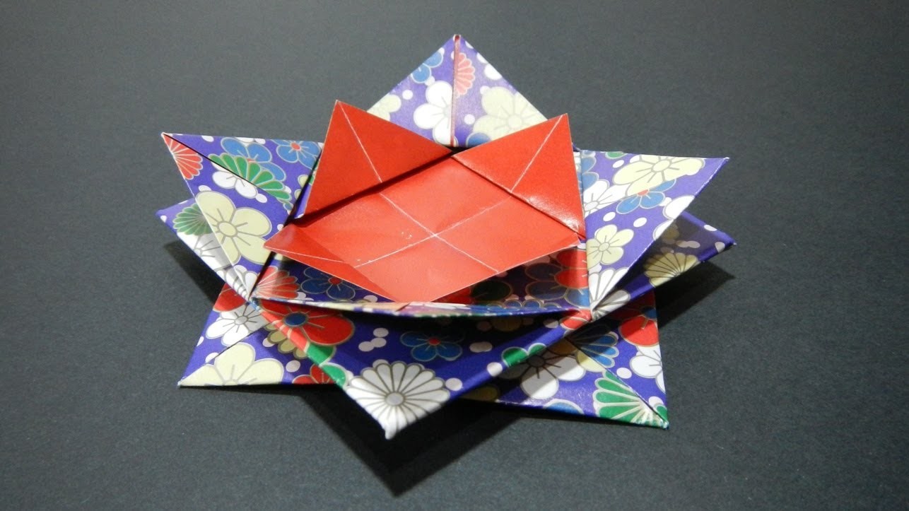 Origami - How to fold a Lotus