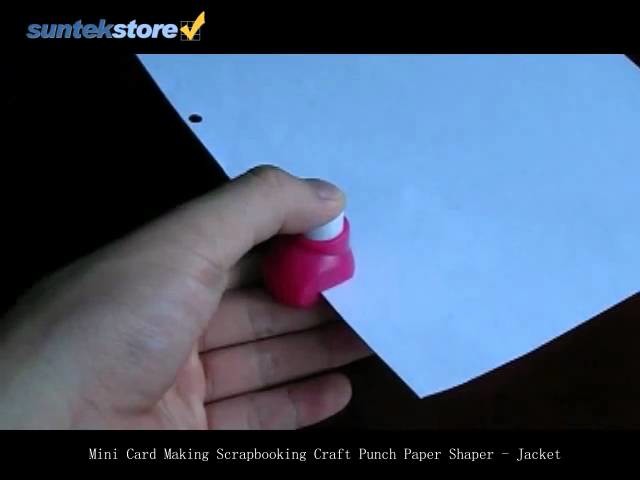 SuntekStore: Mini Card Making Scrapbooking Craft Punch Paper Shaper - Jacket