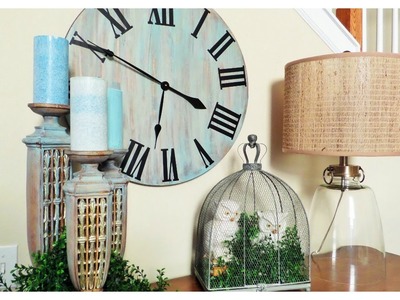 Weekend DIY: Rustic Oversized Wall Clock