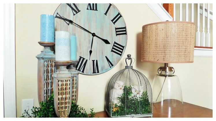 Weekend DIY: Rustic Oversized Wall Clock