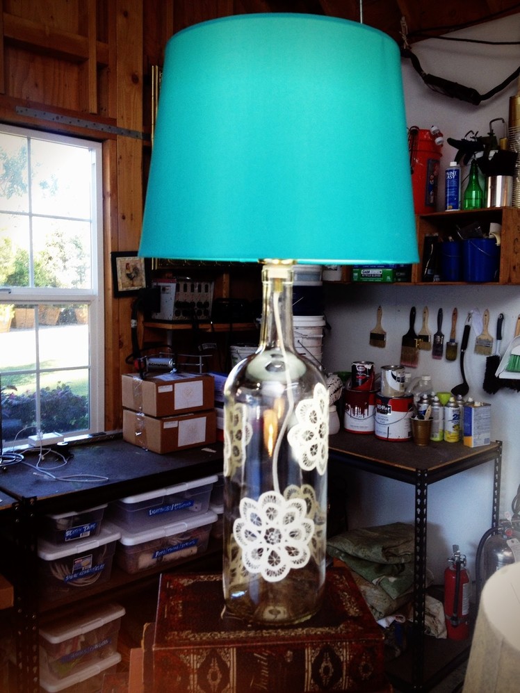 Wine Bottle Lamps - DIY by Tanya Memme (As Seen on Home & Family on Hallmark Channel)
