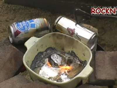 Aluminum Casting cans to ingot