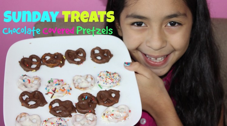 Chocolate Covered Pretzels -Sunday Treats -Easy Quick Recipes for Kids
