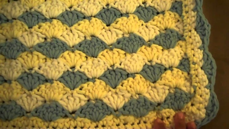 Crochet Shell Stitch Baby Blanket