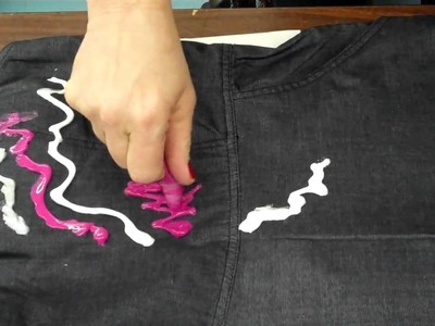 DIY Fashion symmetrical blot-painting