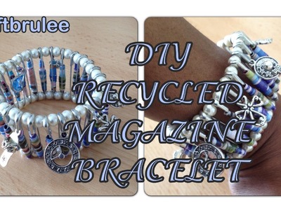 DIY: Recycled Paper Magazine Bracelet - Sustainable Patch