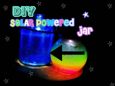 DIY Solar Fairy Light Jar