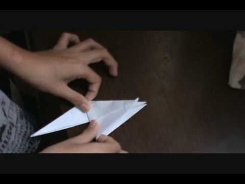 Easy Origami Flapping Crane!