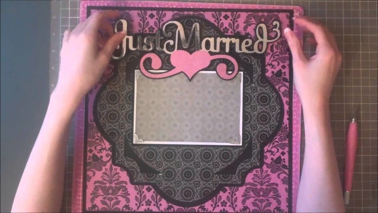 Faith Abigail Designs - Wedding Album Series: Just Married Single Scrapbook Layout Tutorial