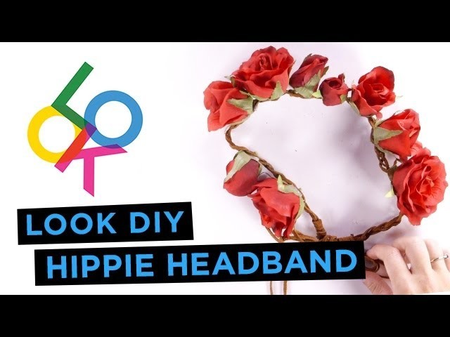 Hippie Floral Crown Tutorial: LOOK DIY