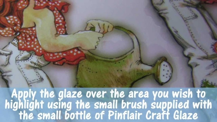 How do I use Pinflair Craft Glaze?