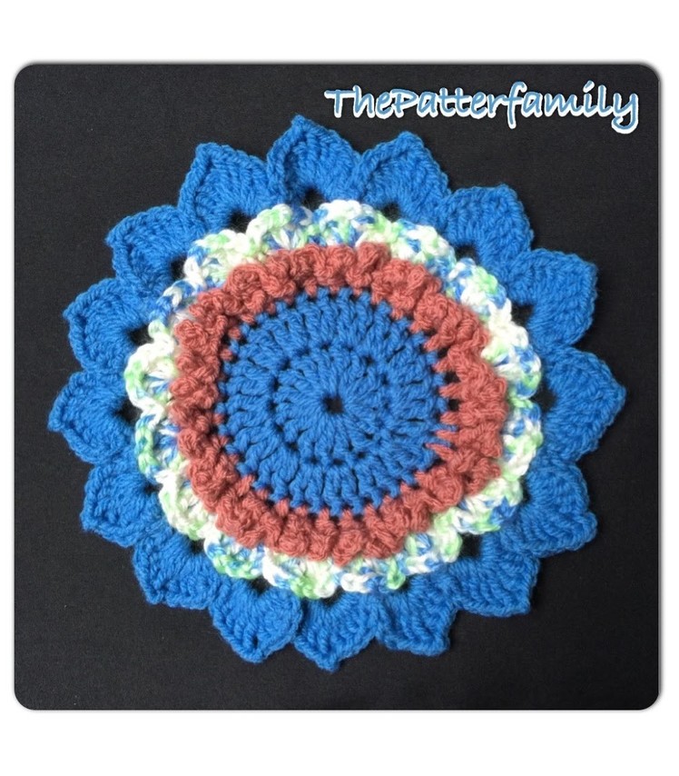 How to Crochet a Flower Pattern #59 │by ThePatterfamily