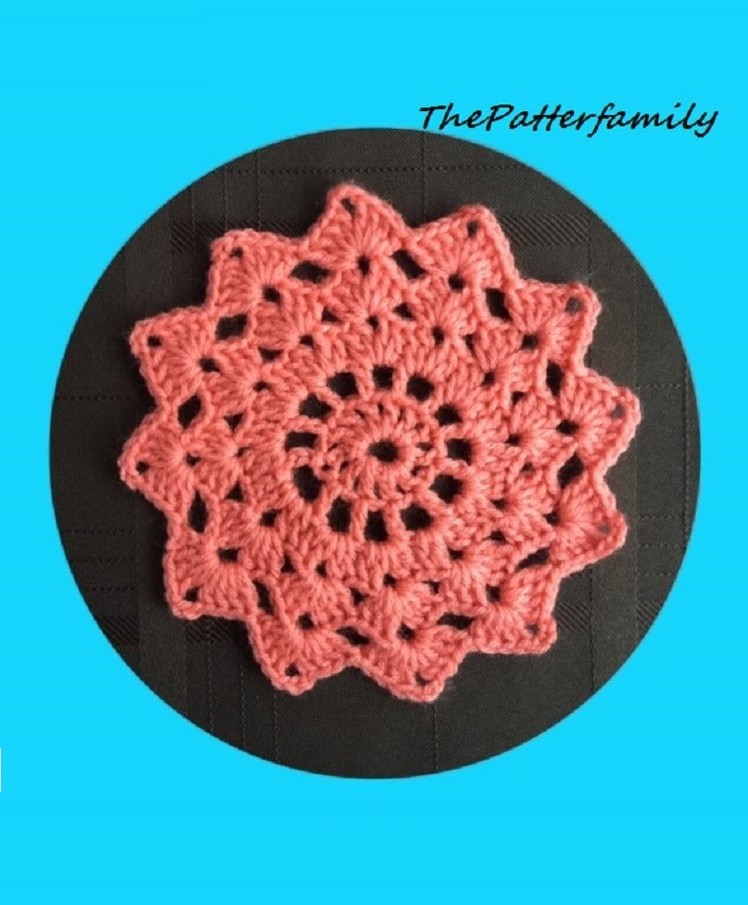 How to Crochet a Motif Pattern #22 │ by ThePatterfamily