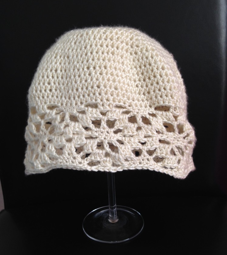 How to crochet hat in adult sizes S,M,L