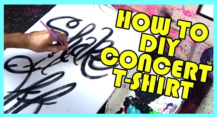 How To DIY Taylor Swift Shake It Off Concert Shirt Ideas Tutorial