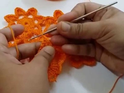 How to join crochet flower-2