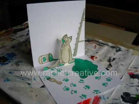 Kitty Decorator Pop Up Drawing