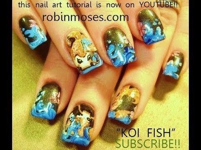Koi Fish Nail Art