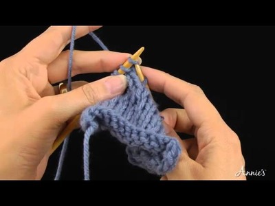 Make 1 With Right Twist or "M1R" - How to Increase - Annie's Knitting Tutorial