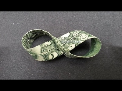 Money Origami Infinity Sign - Dollar Bill Art