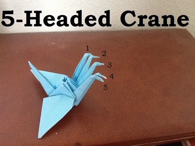Origami 5-Headed Crane
