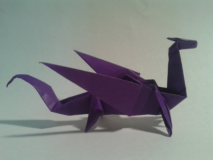 Origami - How to make an easy origami dragon