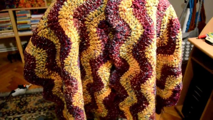 Ripple. Weave. Zig - Zag stitch crocheted blanket