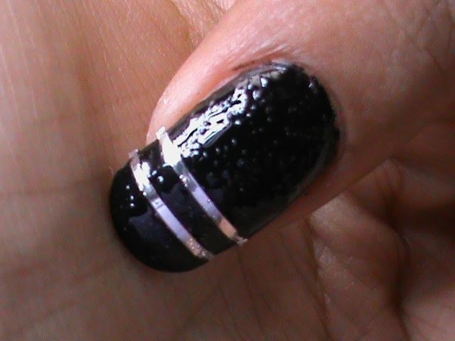 Striping tape nail art tutorial for beginners to do at home DIY nail art striping tape tutorial