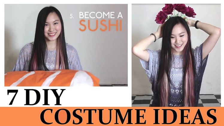 7 DIY Costume Ideas - Ninja, Salmon Sashimi Sushi, Stickman | Craftysupermom