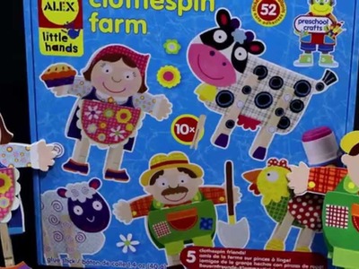 ALEX Toys  Clothes Pin Farm Craft Kit #1511