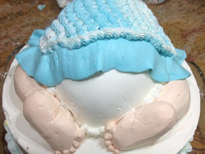 Baby  Blanket Cake- Butter Cream- Cake Decorating